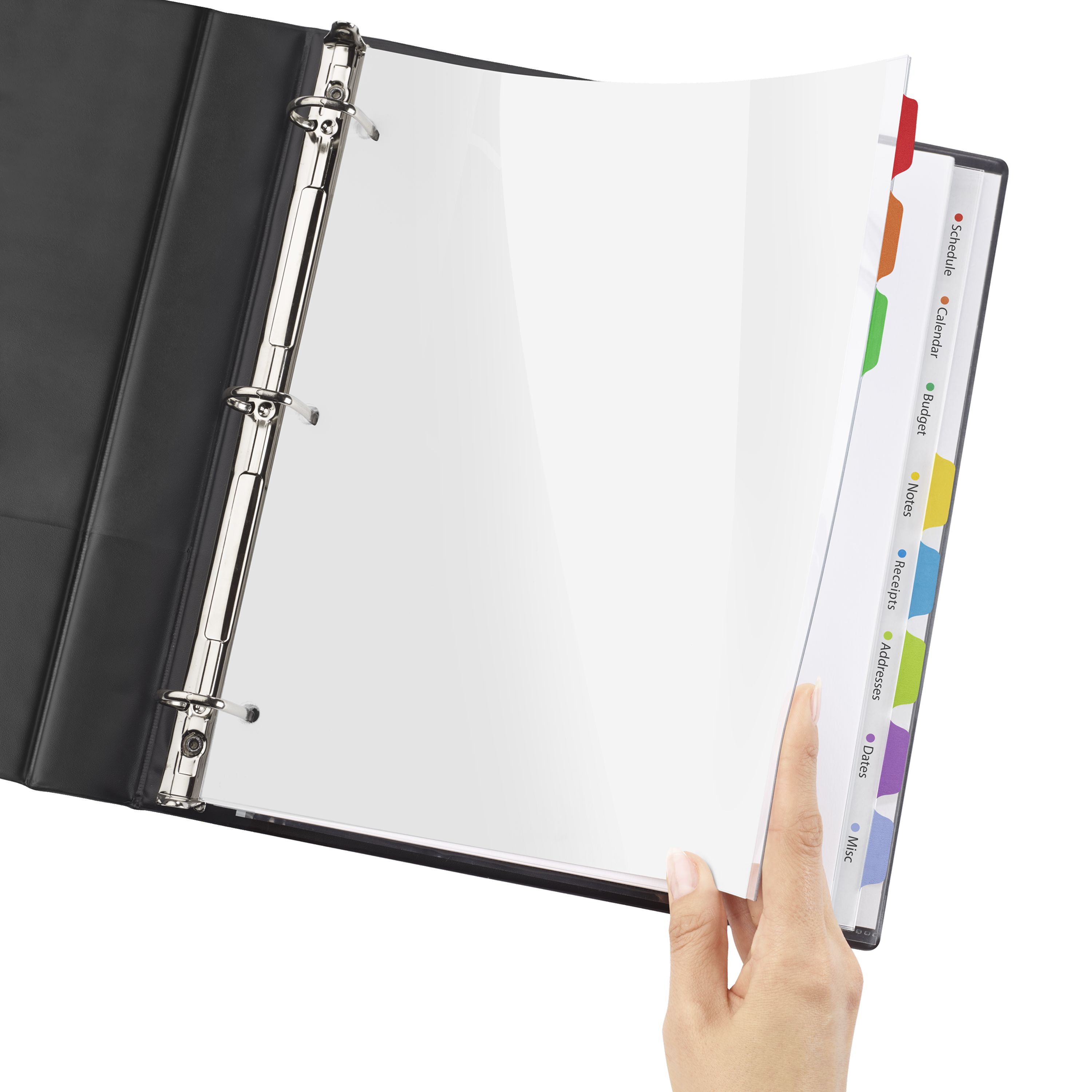 Avery Clear Easy View Durable Plastic Dividers Multicolor (16741
